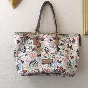 Disney Dooney and Bourke zipper Sketch bag
